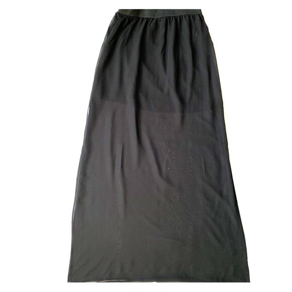H&M chiffon split maxi skirt - Picture 1 of 4